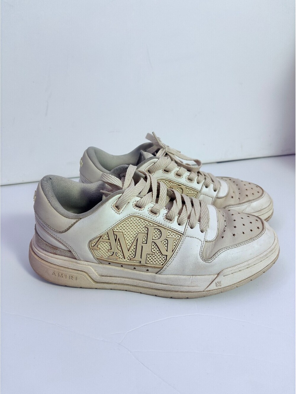 AMIRI white low top sneakers